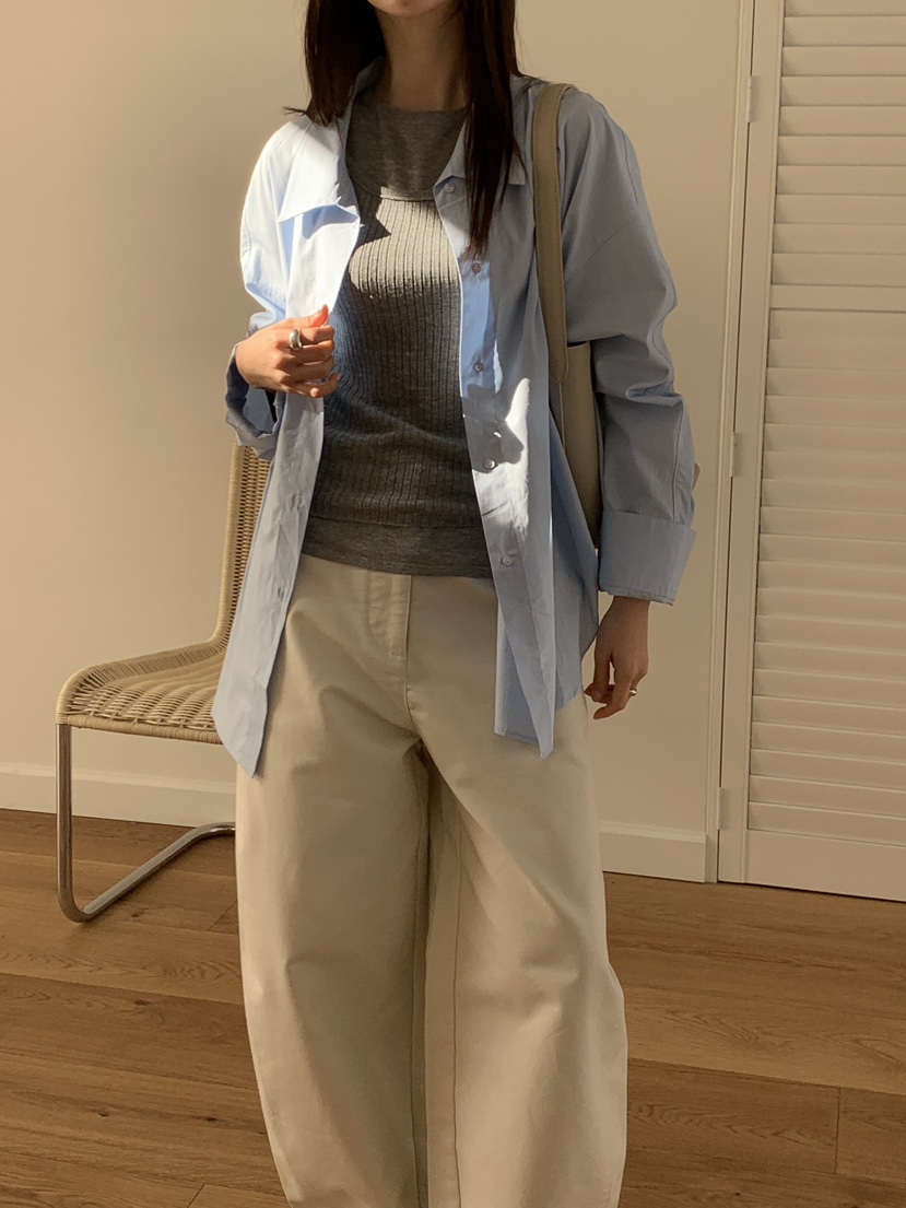 CICI韓國直郵實拍女裝新款26春夏時尚熱賣休閑襯衫蕾絲衫Ci Ci襯衫/蕾絲衫