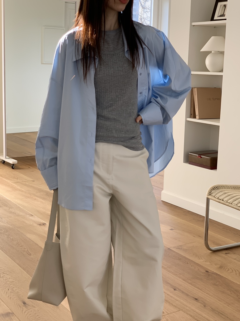 CICI韓國直郵實拍女裝新款26春夏時尚熱賣休閑襯衫蕾絲衫Ci Ci襯衫/蕾絲衫