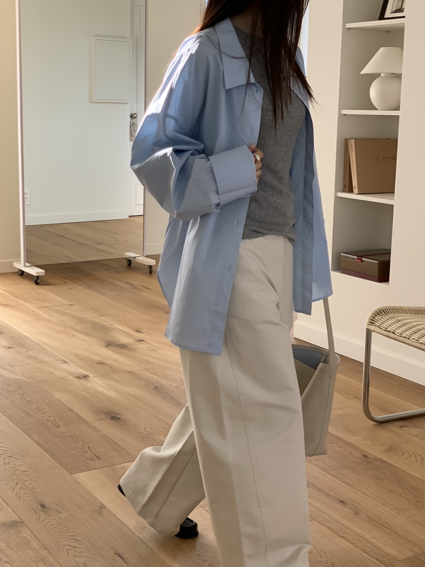 CICI韓國直郵實拍女裝新款26春夏時尚熱賣休閑襯衫蕾絲衫Ci Ci襯衫/蕾絲衫