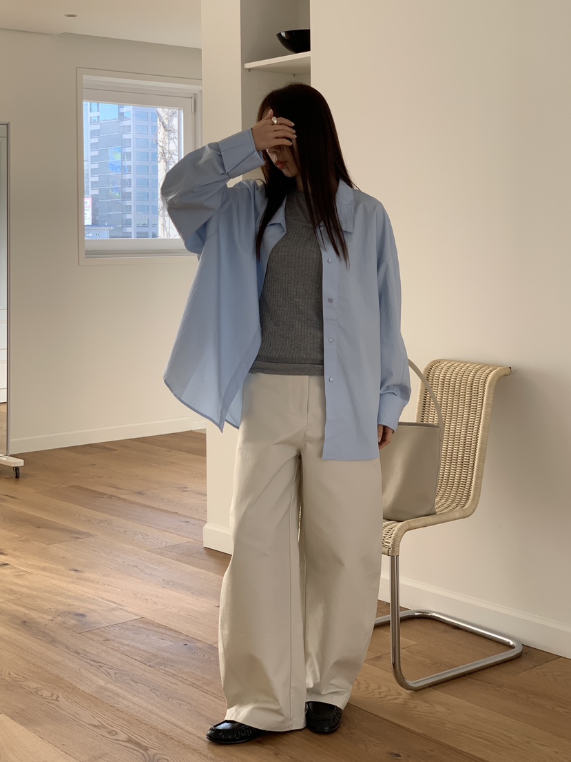 CICI韓國直郵實拍女裝新款26春夏時尚熱賣休閑襯衫蕾絲衫Ci Ci襯衫/蕾絲衫