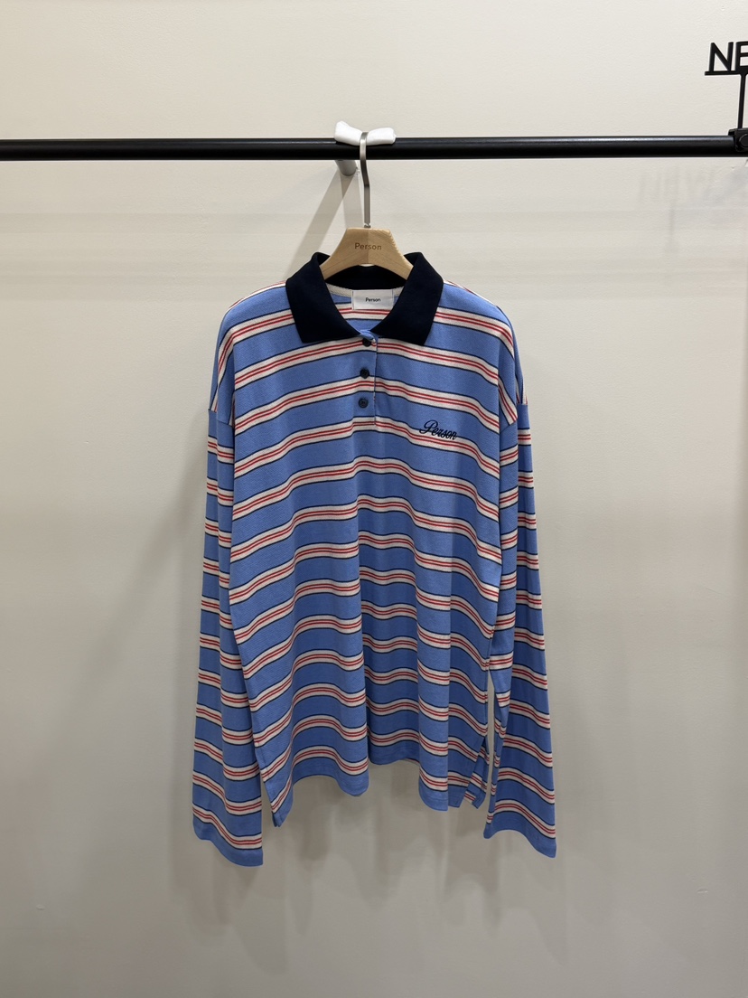 PERSON韓國直郵女士新款26春夏人氣職業熱賣推薦時尚長袖T恤PERSON長袖T恤圖色2