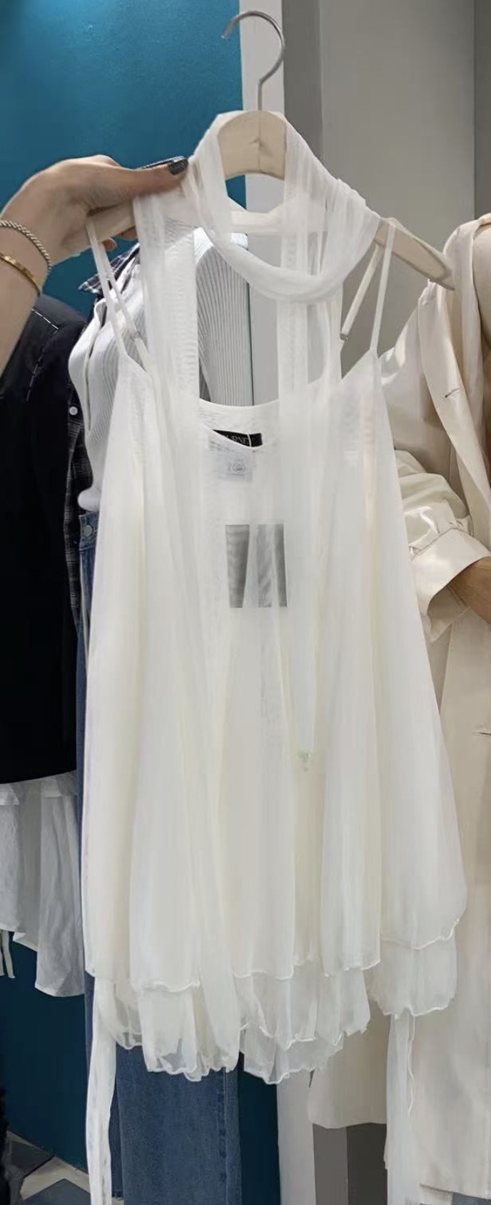 JOURNEY韓國代購女裝新款推薦時尚熱賣人氣職業休閑吊帶背心JOURNEY吊帶/背心圖色1