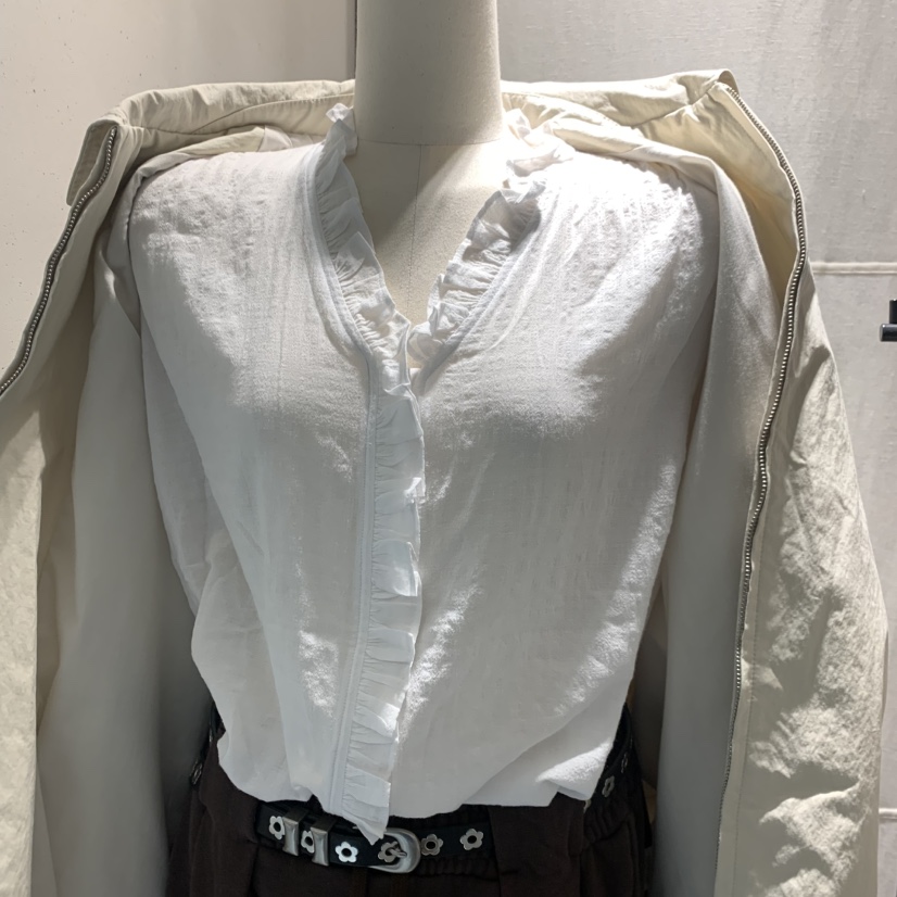 RAWROW韓國直郵實拍女士新品休閑人氣時尚26春夏襯衫蕾絲衫RAWROW襯衫/蕾絲衫圖色3