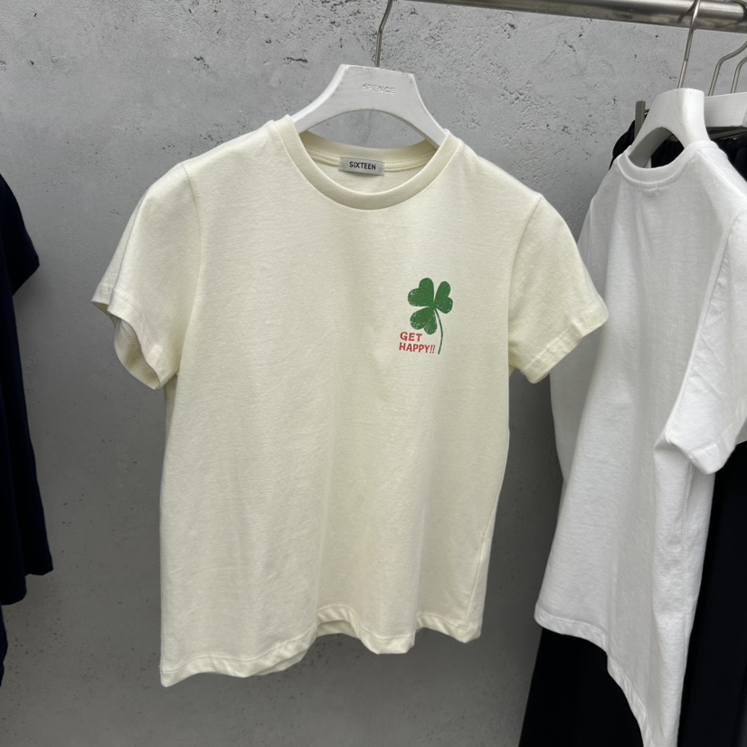 SIXTEEN韓國代購女裝新款推薦人氣熱賣26春夏時尚休閑T恤SIXTEENT恤圖色2