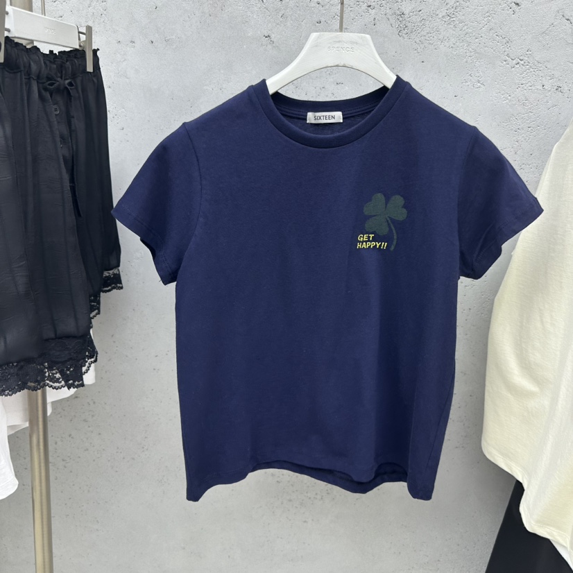 SIXTEEN韓國代購女裝新款推薦人氣熱賣26春夏時尚休閑T恤SIXTEENT恤圖色3