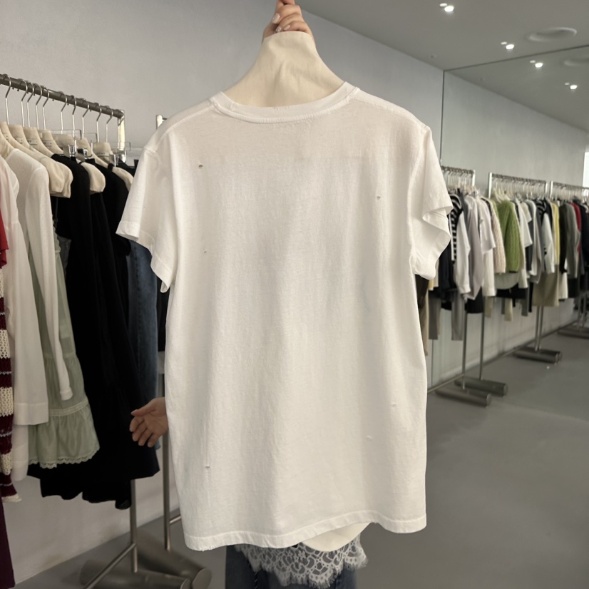 DOUBLE STANDARD/LE SMOKING/MAISONSTAFF韓國直郵實拍女裝新品推薦T恤MAISONSTAFFT恤