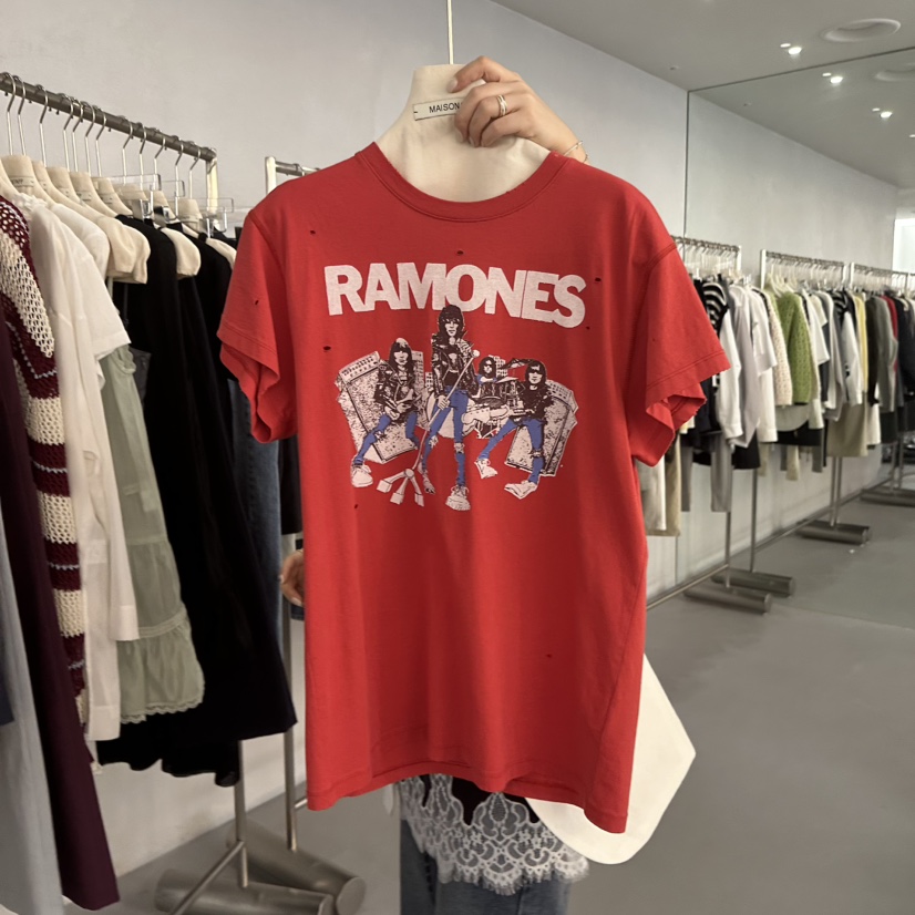 DOUBLE STANDARD/LE SMOKING/MAISONSTAFF韓國直郵實拍女裝新品推薦T恤MAISONSTAFFT恤圖色3