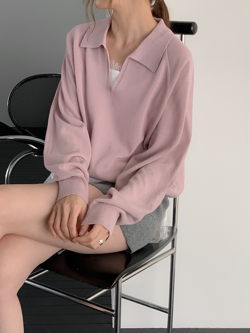 LONG PEAK韓國代購女士新品職業26春夏休閑針織衫不含內搭LONG PEAK針織衫