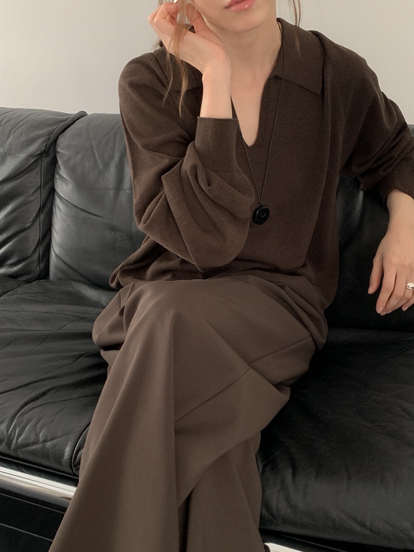 LONG PEAK韓國代購女士新品職業26春夏休閑針織衫不含內搭LONG PEAK針織衫