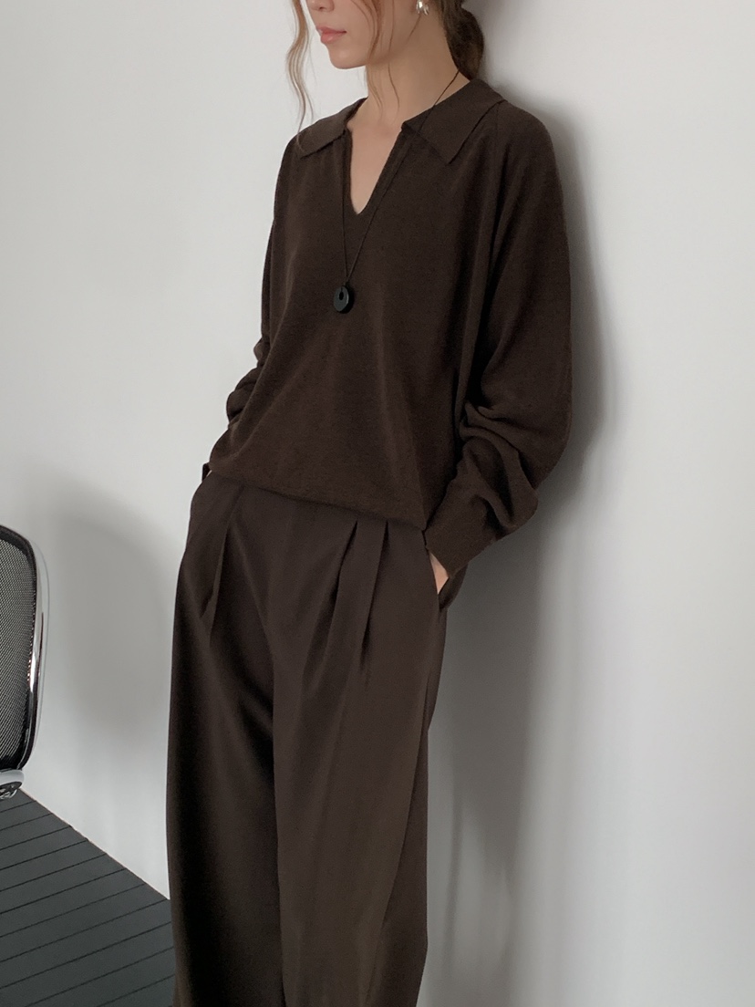 LONG PEAK韓國代購女士新品職業26春夏休閑針織衫不含內搭LONG PEAK針織衫