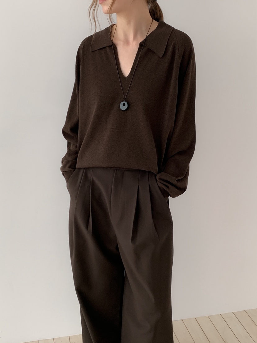 LONG PEAK韓國代購女士新品職業26春夏休閑針織衫不含內搭LONG PEAK針織衫