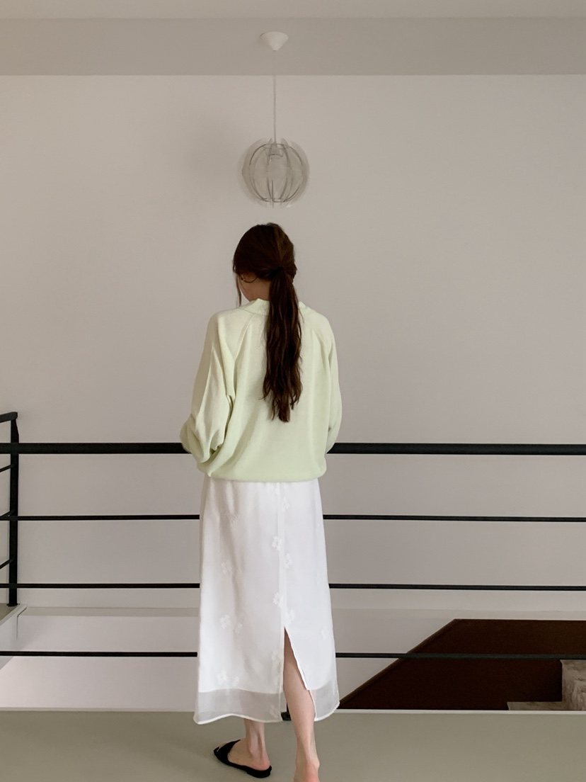 LONG PEAK韓國代購女士新品職業26春夏休閑針織衫不含內搭LONG PEAK針織衫