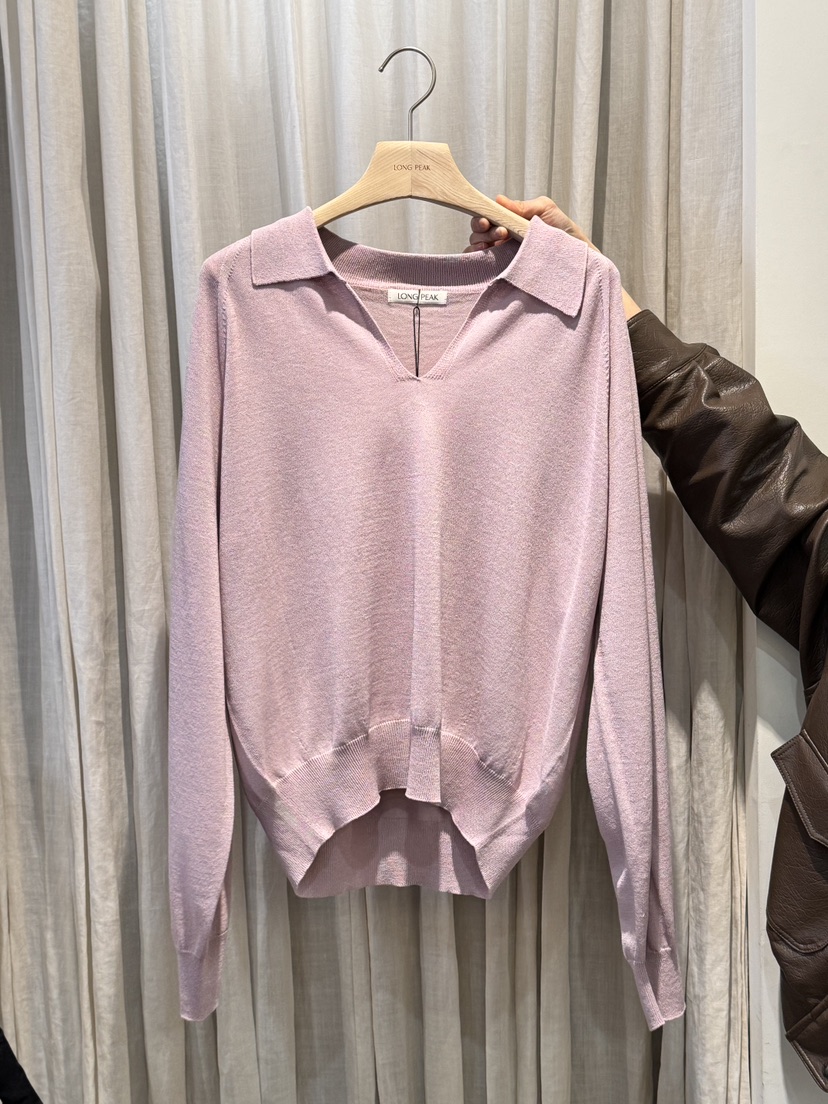 LONG PEAK韓國代購女士新品職業26春夏休閑針織衫不含內搭LONG PEAK針織衫圖色3