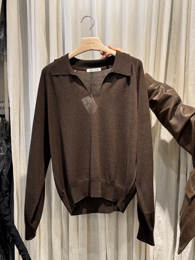 LONG PEAK韓國代購女士新品職業26春夏休閑針織衫不含內搭LONG PEAK針織衫圖色4