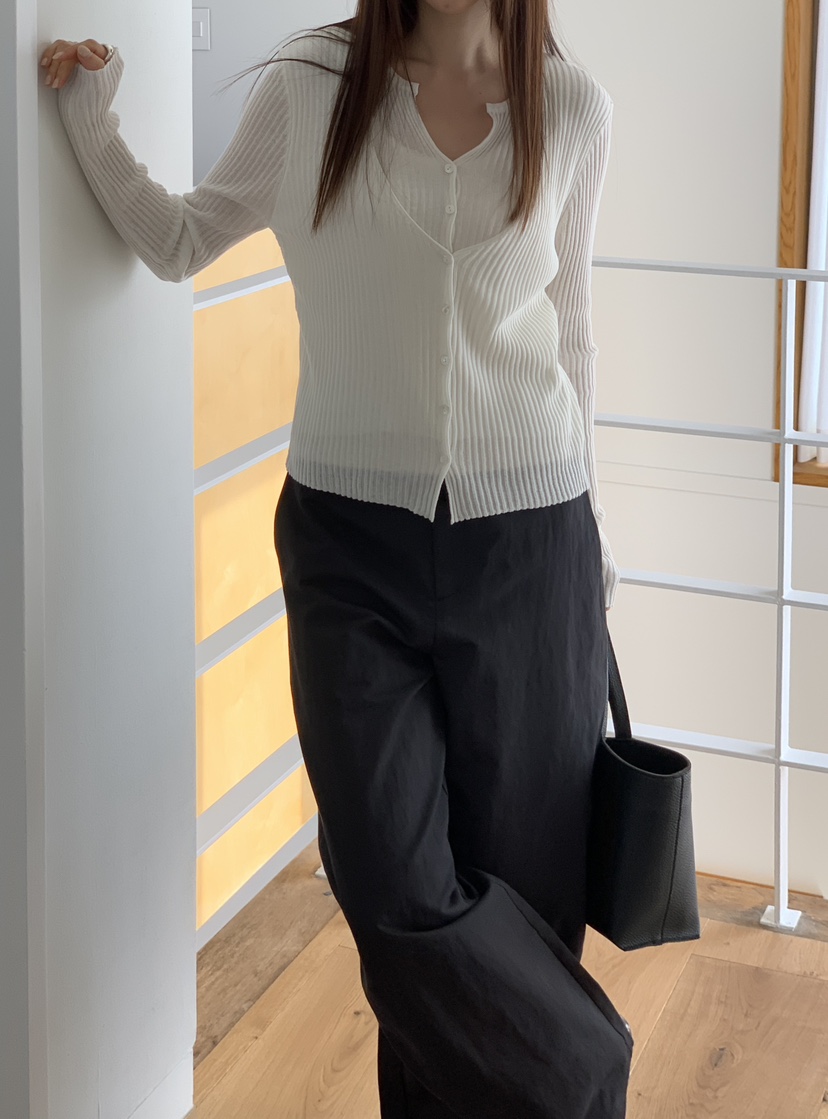 CICI韓國代購女士新款時尚26春夏人氣職業針織衫假兩件開衫Ci Ci針織衫