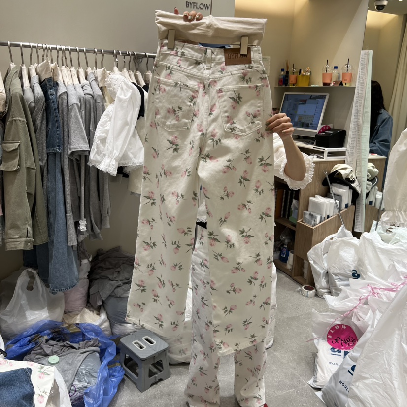 BY FLOW韓國東大門代購女裝新品休閑熱賣時尚推薦休閑褲BY FLOW休閑褲