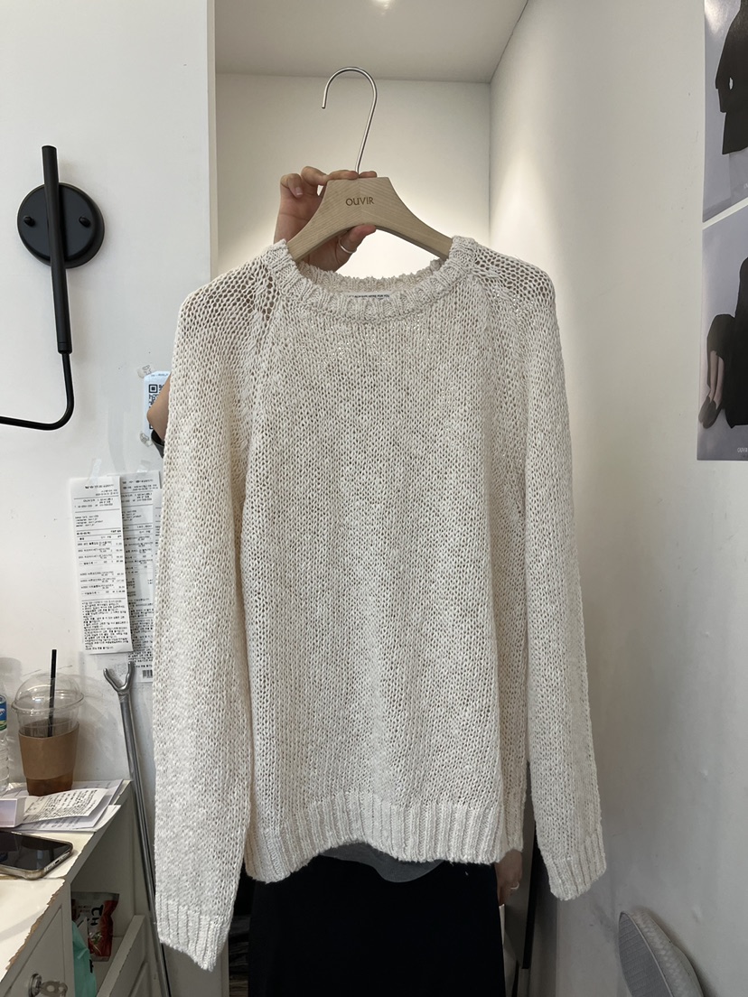 OUVIR韓國東大門代購女裝新款人氣休閑熱賣26春夏時尚針織衫O.V.R/OUVIR針織衫圖色1