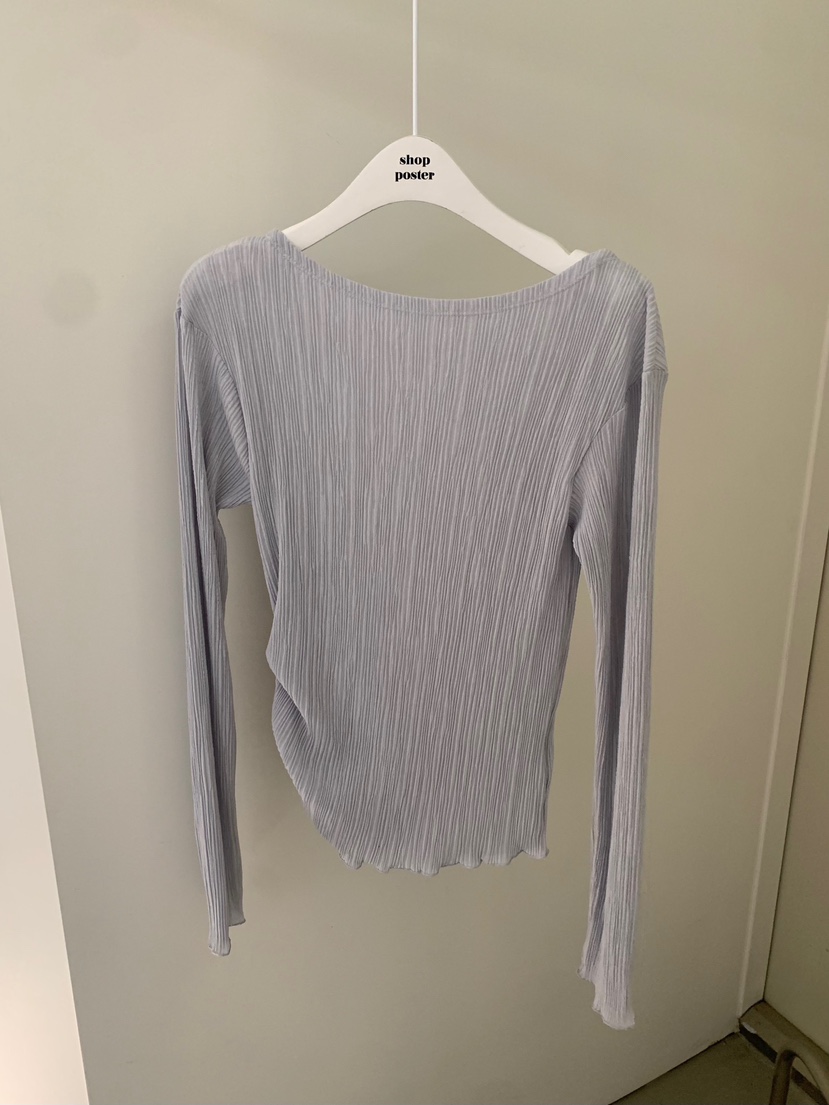 SHOP POSTER韓國東大門代購女士新款時尚職業26春夏長袖T恤SHOP_POSTER長袖T恤圖色3