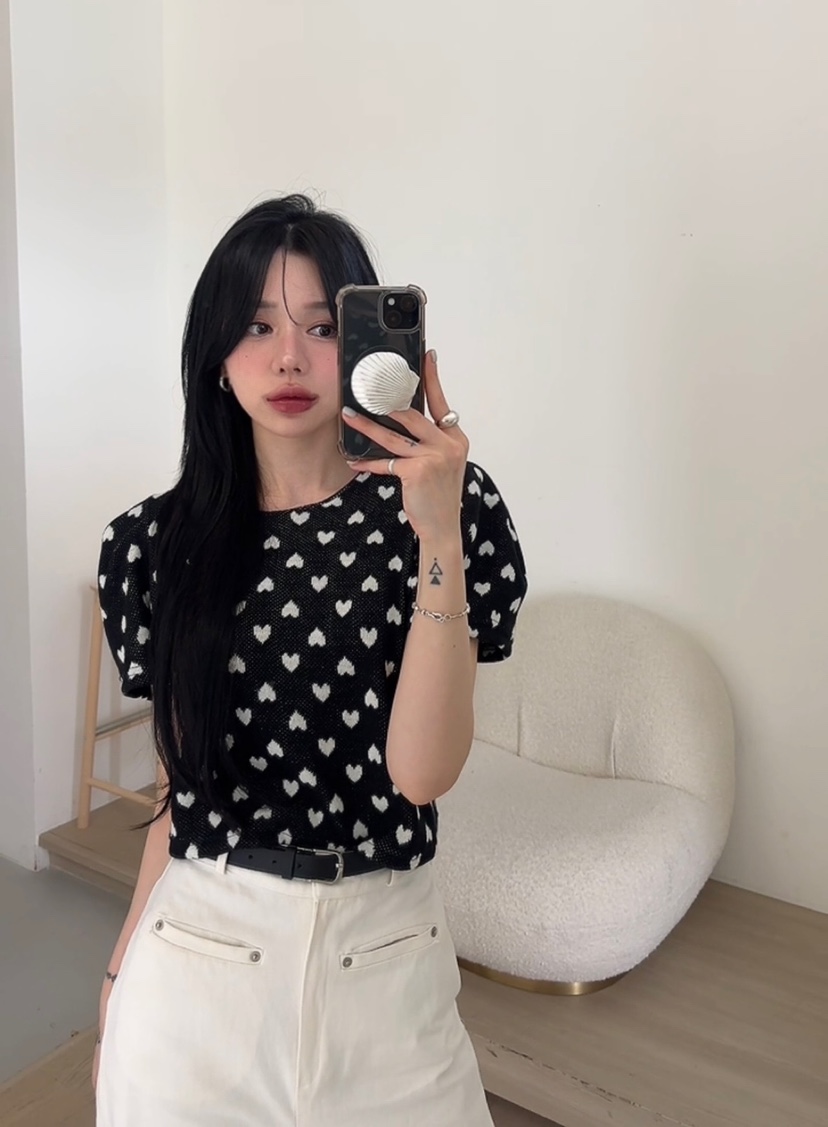 AMUSE SEOUL韓國東大門直郵女士新品推薦26春夏時尚職業T恤AMUSE SEOULT恤