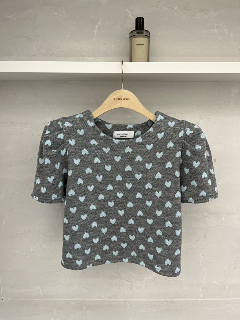 AMUSE SEOUL韓國東大門直郵女士新品推薦26春夏時尚職業T恤AMUSE SEOULT恤圖色1