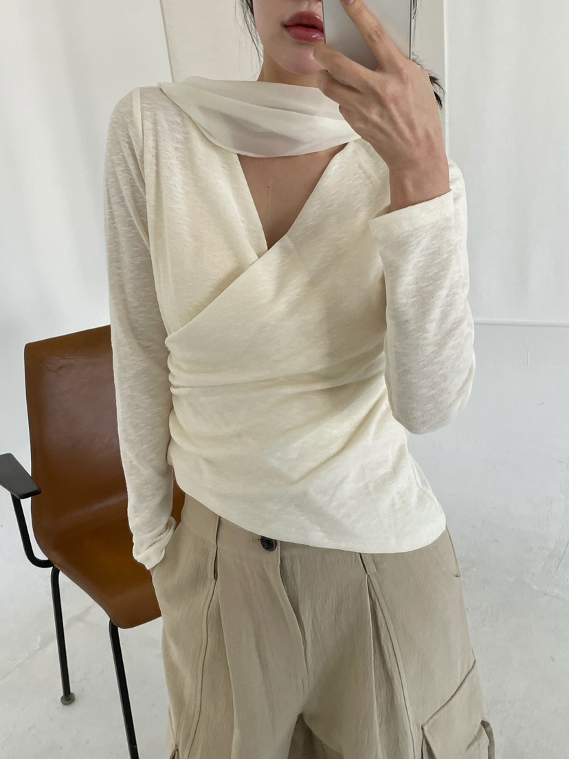 JOURNEY韓國直郵實拍女士新款職業時尚熱賣襯衫蕾絲衫雪紡JOURNEY襯衫/蕾絲衫