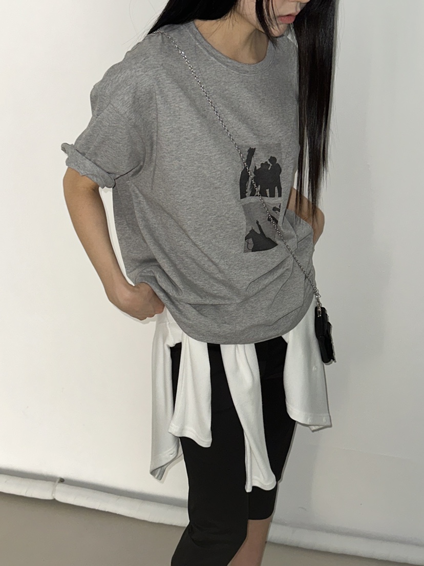 VIVE韓國東大門直郵女士新款推薦熱賣職業休閑26春夏時尚T恤VIVET恤