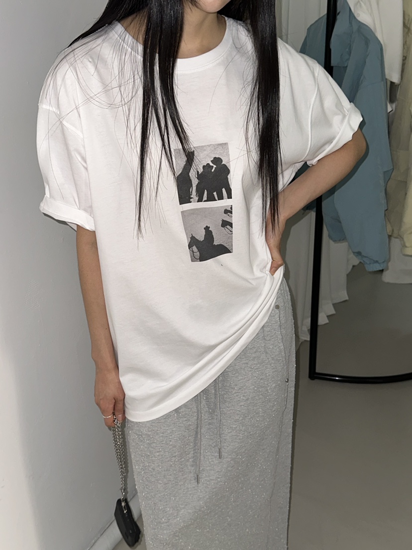 VIVE韓國東大門直郵女士新款推薦熱賣職業休閑26春夏時尚T恤VIVET恤