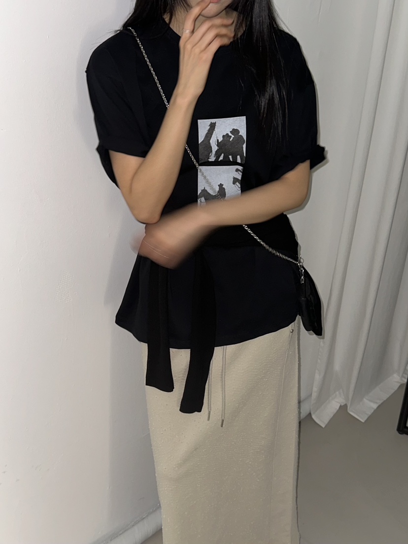 VIVE韓國東大門直郵女士新款推薦熱賣職業休閑26春夏時尚T恤VIVET恤