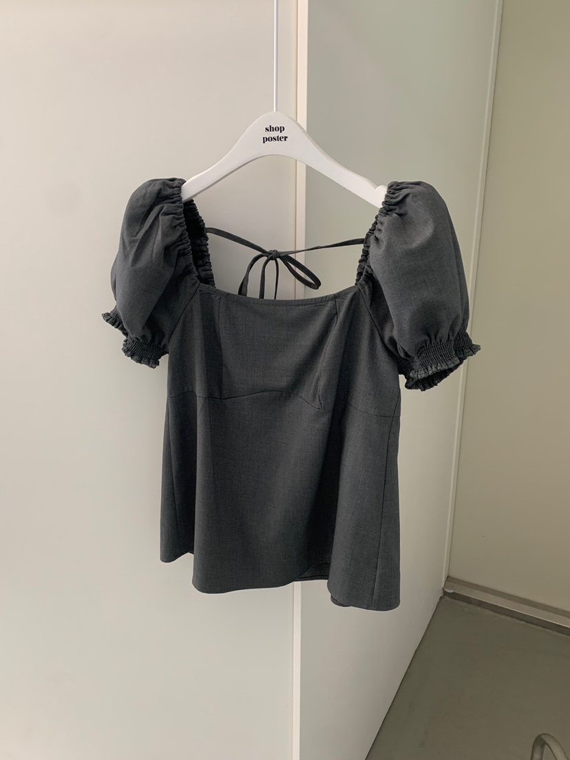 SHOP POSTER韓國直郵實拍女士新款休閑26春夏襯衫蕾絲衫SHOP_POSTER襯衫/蕾絲衫圖色2