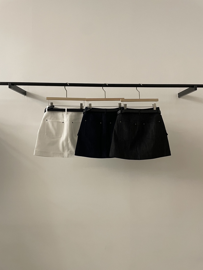 2DA/DARIMI-P韓國代購女裝新品職業時尚26春夏短裙含腰帶2DA/DARIMI-P短裙