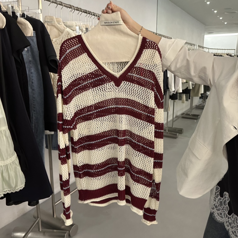 DOUBLE STANDARD/LE SMOKING/MAISONSTAFF韓國直郵女士新品休閑針織衫MAISONSTAFF針織衫圖色1
