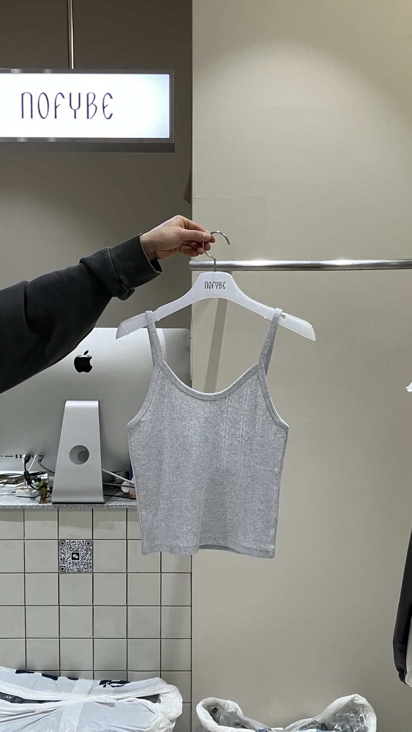 NOFYBE韓國代購女士新款26春夏熱賣推薦職業人氣吊帶背心NOFYBE吊帶/背心圖色1