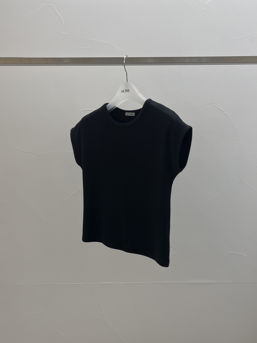 ACME韓國東大門直郵女士新款人氣26春夏職業休閑推薦熱賣T恤ACMET恤圖色2黑色