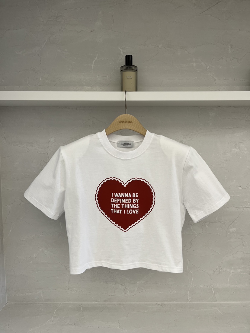 AMUSE SEOUL韓國東大門代購女裝新款人氣時尚熱賣職業T恤AMUSE SEOULT恤圖色1