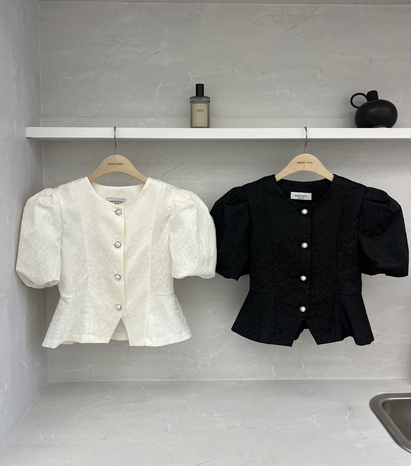 AMUSE SEOUL韓國直郵實拍女裝新款休閑推薦時尚襯衫蕾絲衫AMUSE SEOUL襯衫/蕾絲衫