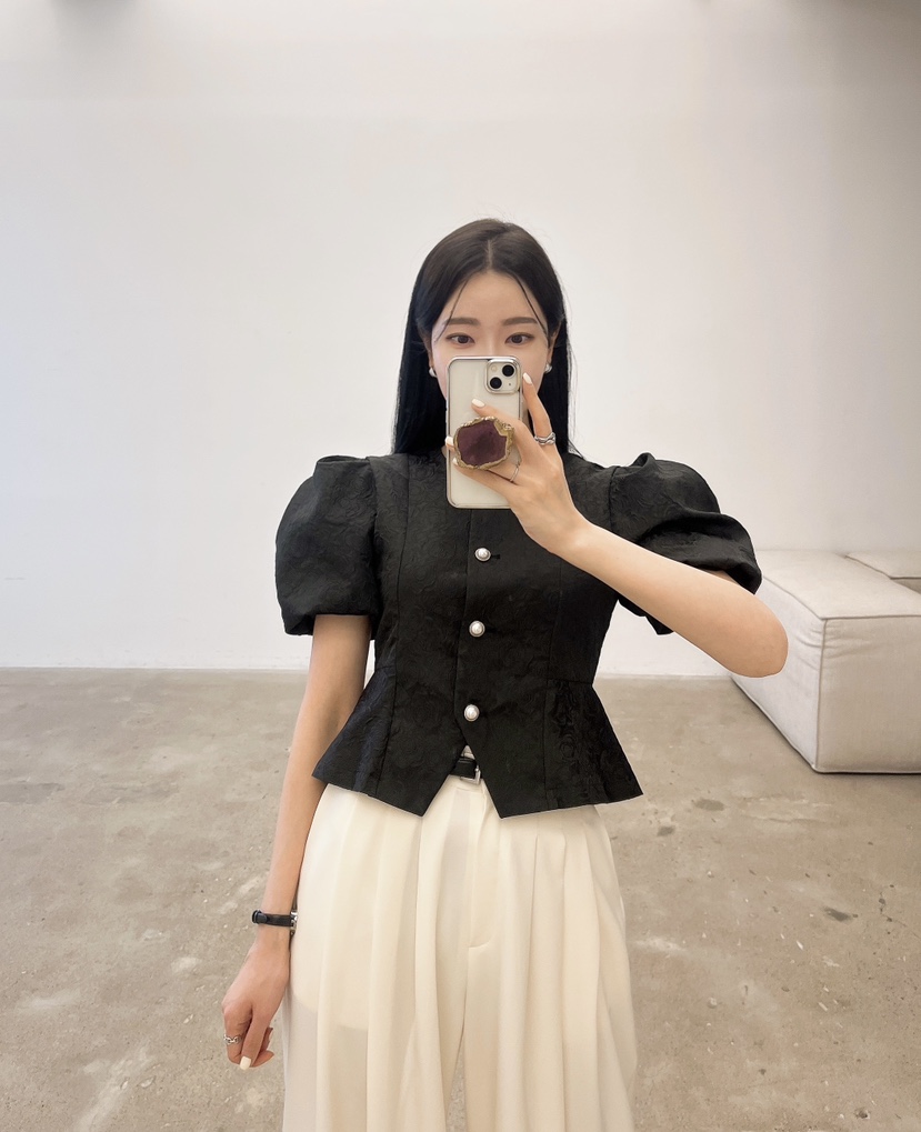 AMUSE SEOUL韓國直郵實拍女裝新款休閑推薦時尚襯衫蕾絲衫AMUSE SEOUL襯衫/蕾絲衫