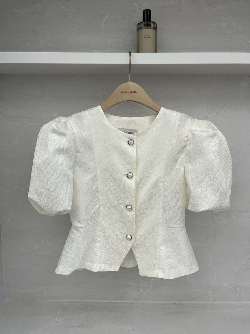 AMUSE SEOUL韓國直郵實拍女裝新款休閑推薦時尚襯衫蕾絲衫AMUSE SEOUL襯衫/蕾絲衫圖色1