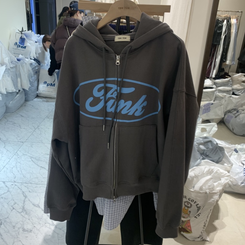 RAWROW韓國直郵實拍女裝新品推薦人氣熱賣職業衛衣連帽衫RAWROW衛衣圖色2