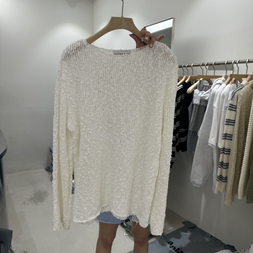 REPELLER韓國東大門直郵女士新款26春夏熱賣時尚職業針織衫REPELLER針織衫圖色1