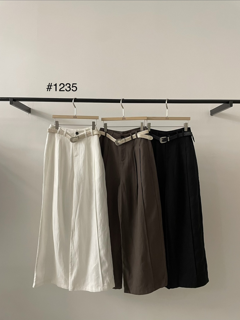 2DA/DARIMI-P韓國直郵實拍女士新款推薦人氣休閑褲含腰帶2DA/DARIMI-P休閑褲