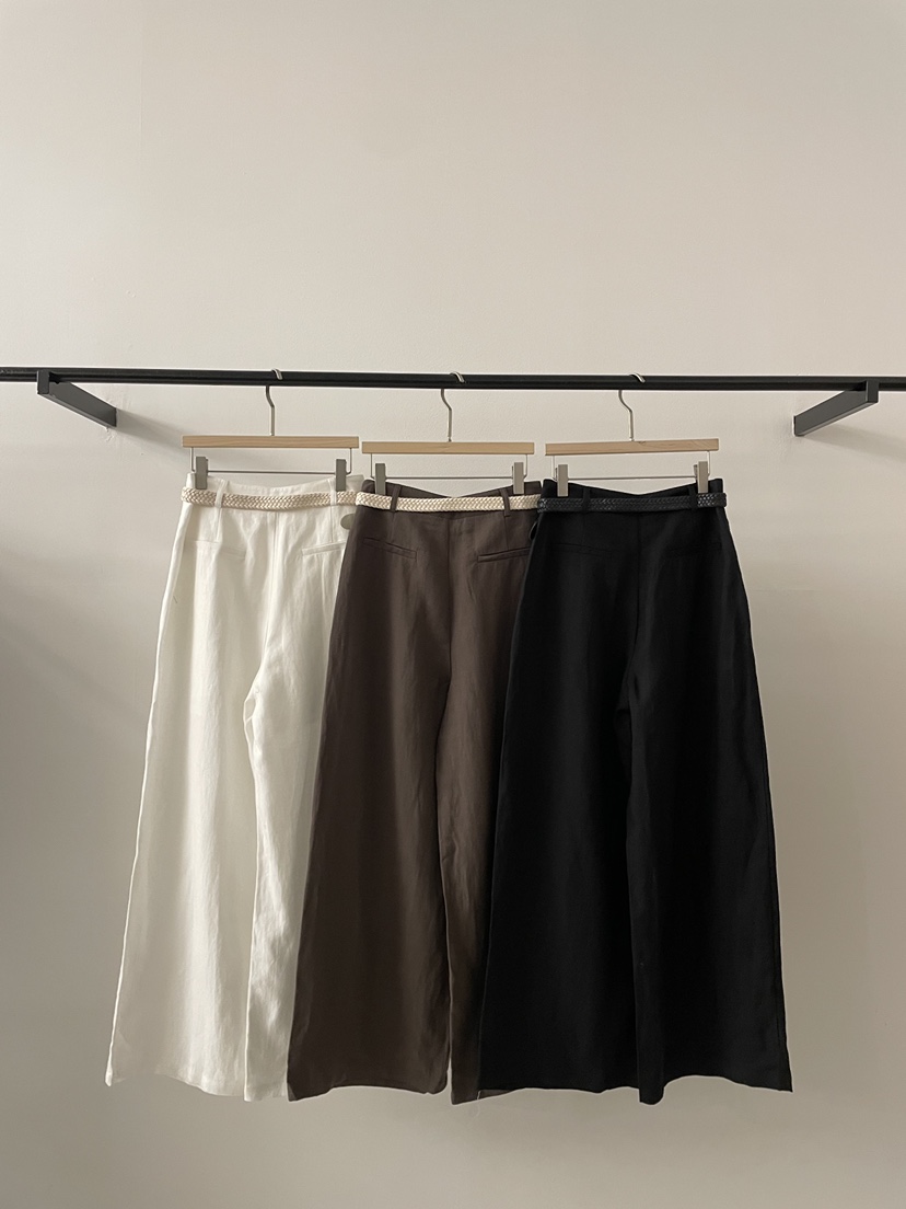 2DA/DARIMI-P韓國直郵實拍女士新款推薦人氣休閑褲含腰帶2DA/DARIMI-P休閑褲