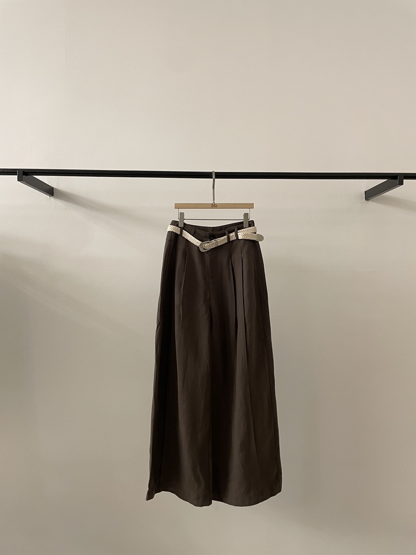 2DA/DARIMI-P韓國直郵實拍女士新款推薦人氣休閑褲含腰帶2DA/DARIMI-P休閑褲圖色2