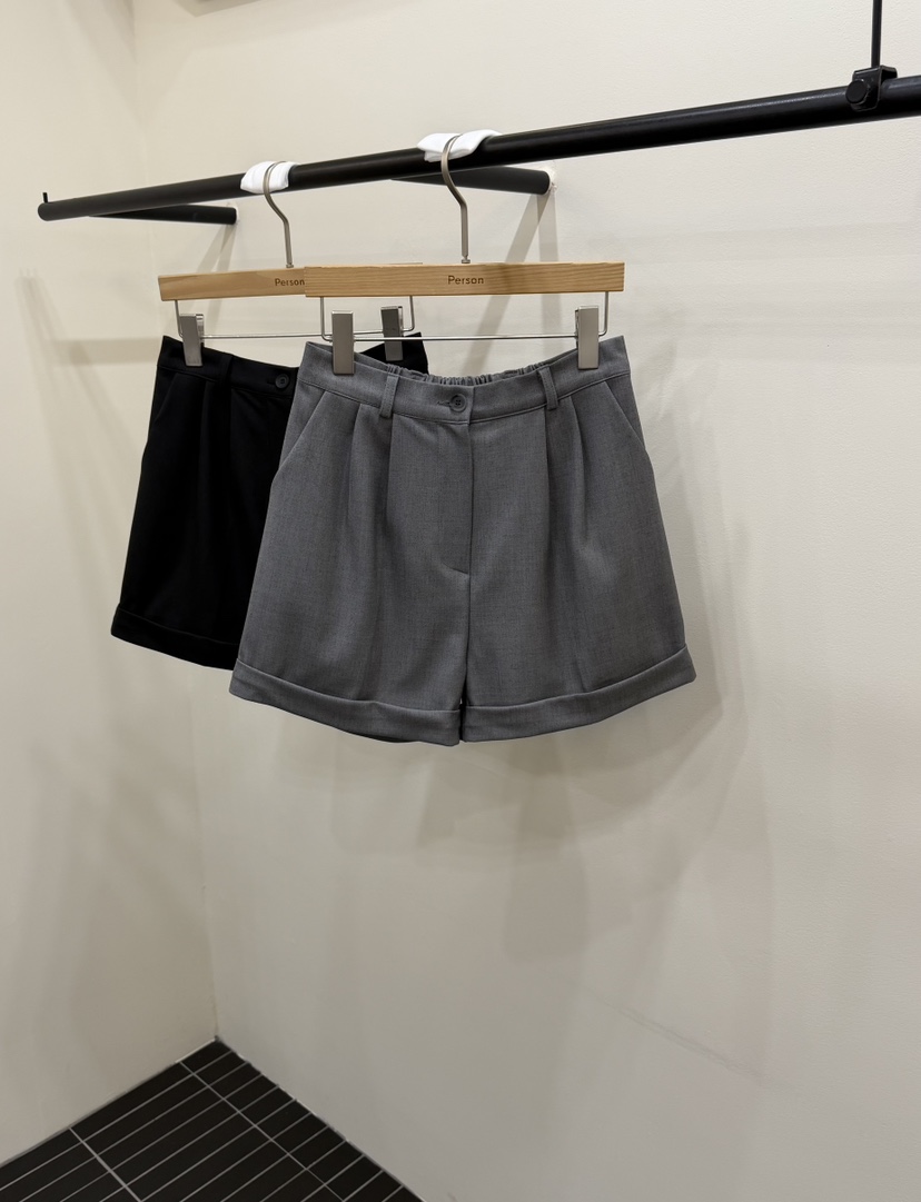 PERSON韓國代購女士新款26春夏熱賣時尚人氣休閑推薦短褲PERSON短褲