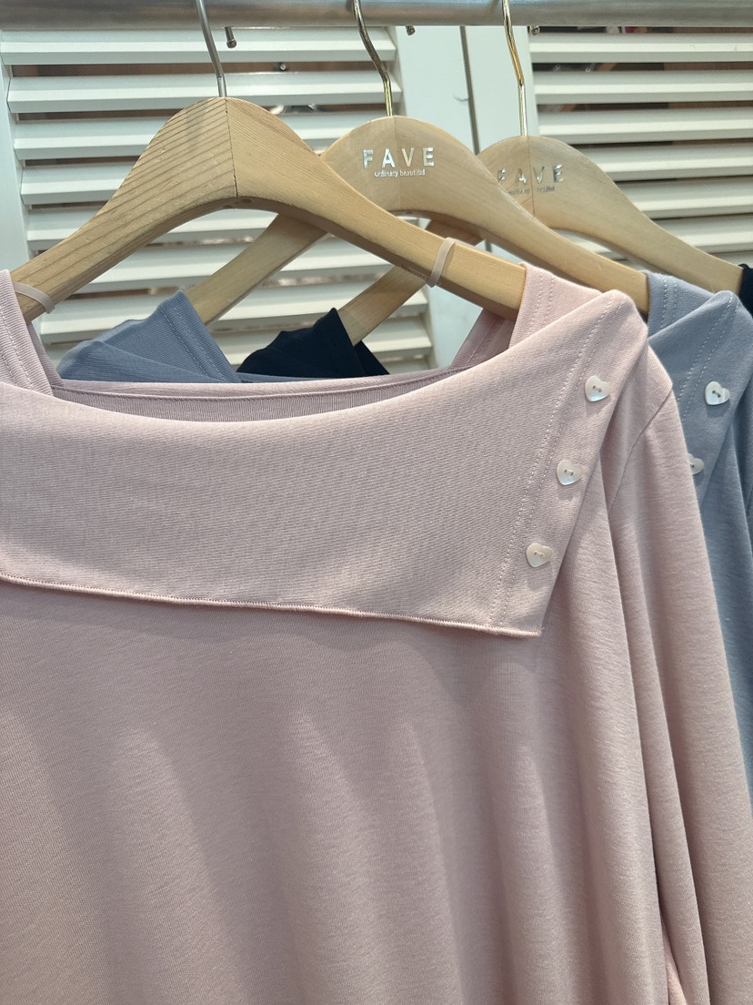 FAVE-L韓國東大門直郵女裝新款熱賣人氣休閑時尚長袖T恤FAVE-L長袖T恤