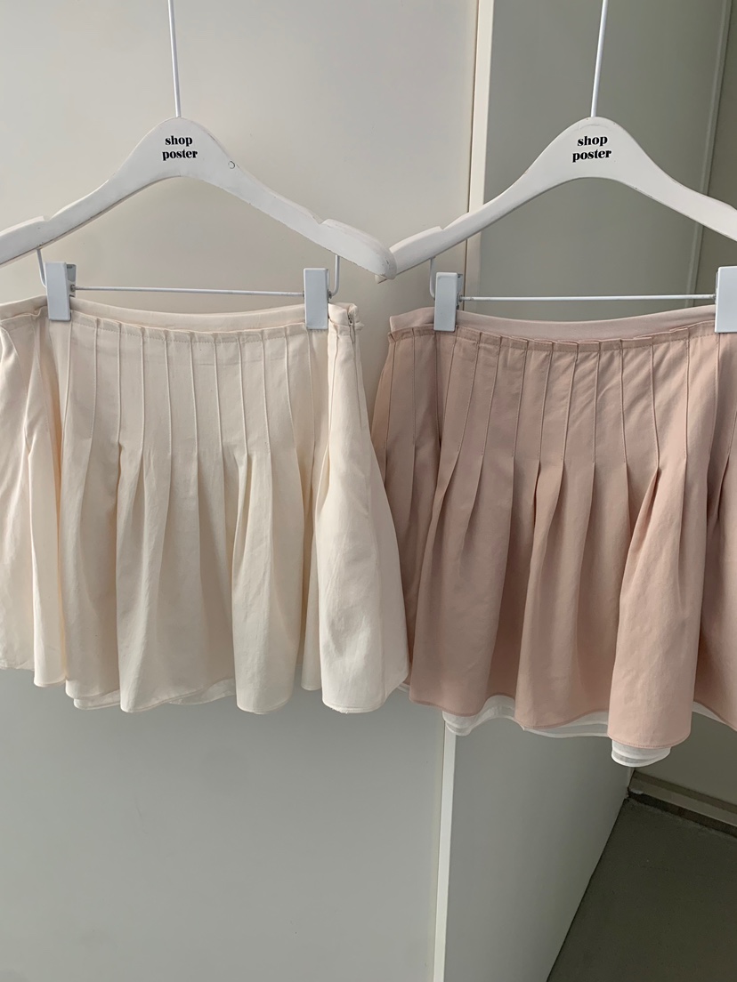 SHOP POSTER韓國直郵實拍女裝新品職業休閑26春夏推薦短裙SHOP_POSTER短裙