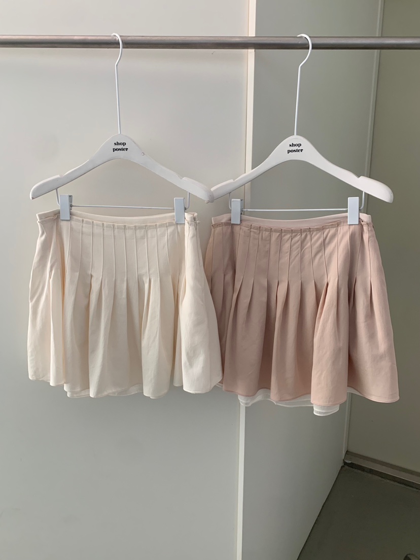 SHOP POSTER韓國直郵實拍女裝新品職業休閑26春夏推薦短裙SHOP_POSTER短裙