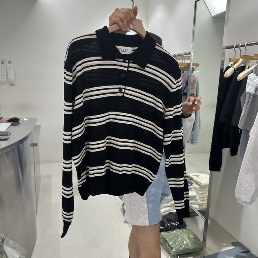 REPELLER韓國代購女士新款熱賣職業休閑人氣26春夏針織衫REPELLER針織衫圖色2