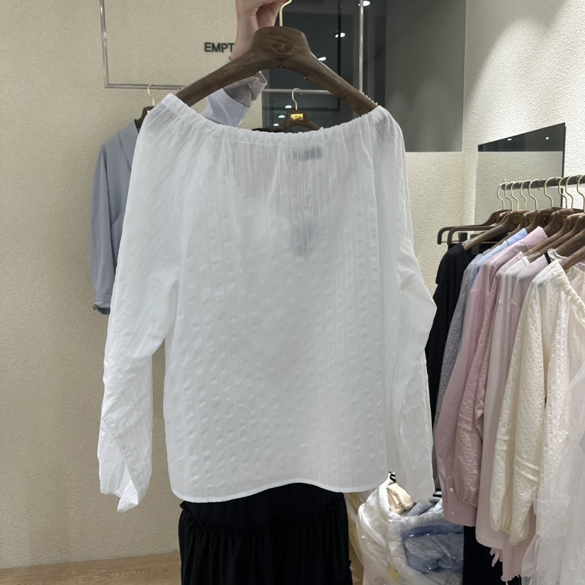 EMPTY韓國直郵女士新款休閑人氣熱賣職業時尚推薦襯衫蕾絲衫EMPTY襯衫/蕾絲衫