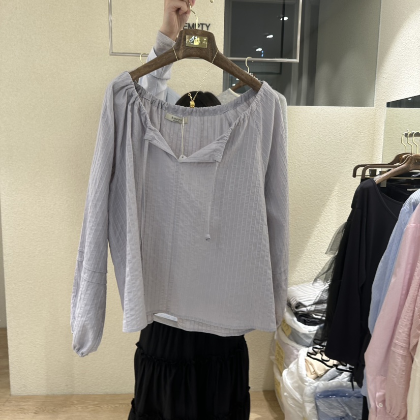 EMPTY韓國直郵女士新款休閑人氣熱賣職業時尚推薦襯衫蕾絲衫EMPTY襯衫/蕾絲衫圖色3