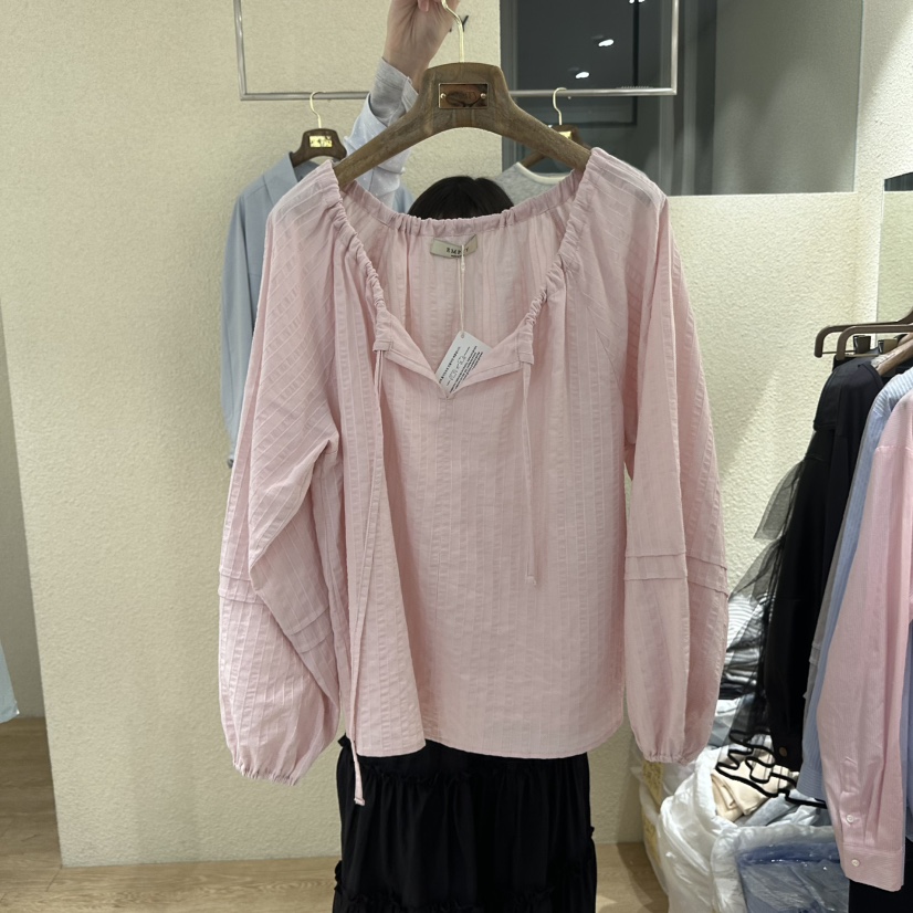 EMPTY韓國直郵女士新款休閑人氣熱賣職業時尚推薦襯衫蕾絲衫EMPTY襯衫/蕾絲衫圖色4